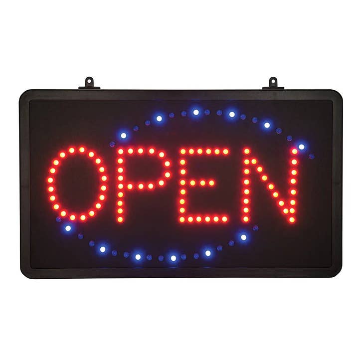 EcoQuality - Wholesale Neon Sign - LED-6 "Open", Single Pattern LED Sign
