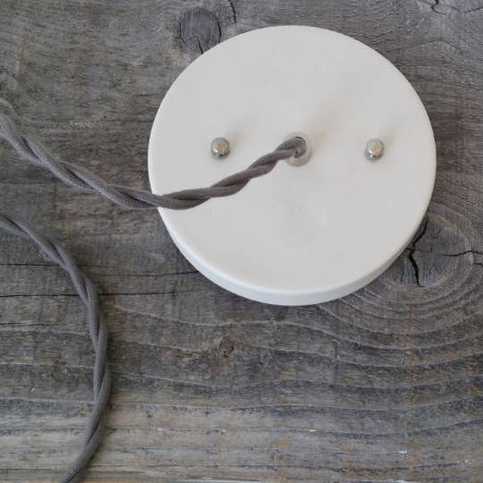Niik Creative Co. - Wholesale Chandelier/Hanging Light - Vintage Bullet Pendant Large - Ceramic Light Fixture