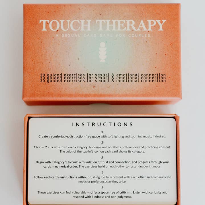 Touch Therapy - Wholesale Card Game - Touch Therapy - A Sexual Card Game for Couples3