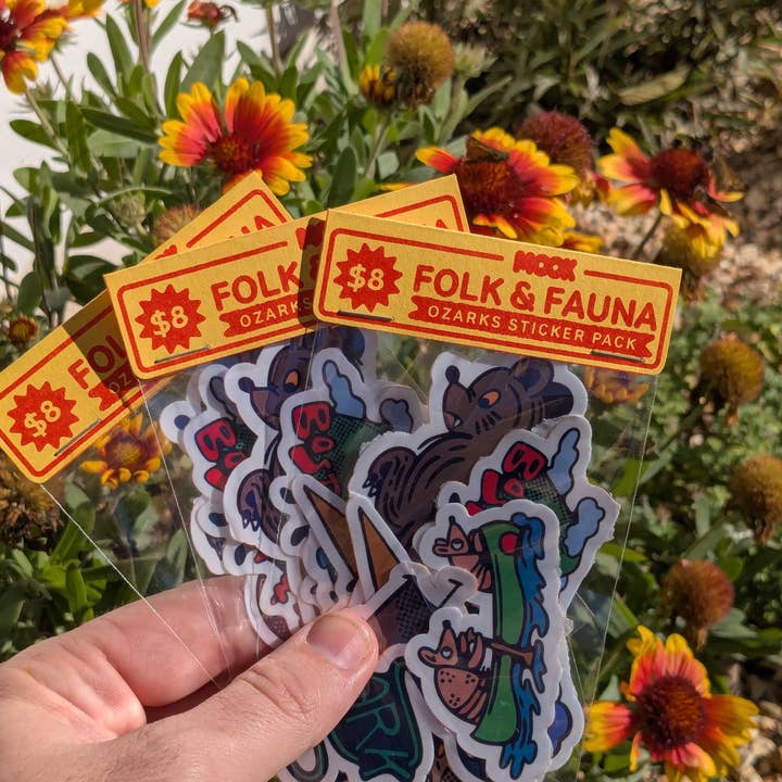 Folk & Fauna Stickerset 1 voor wholesale door The Mook Press