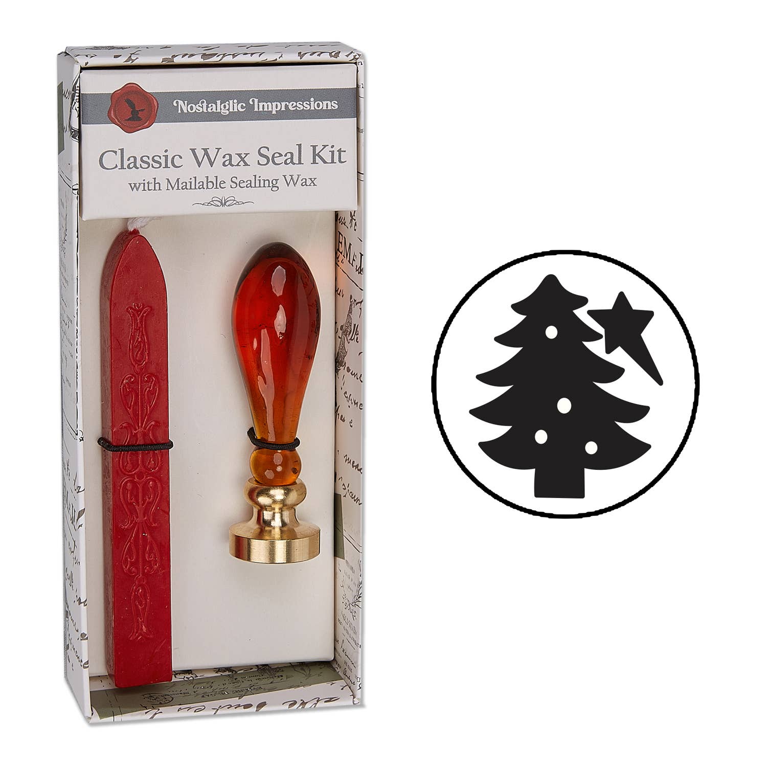 Freund Mayer & Co. - Wholesale Sealing Wax - Murano Glass handle Wax Seal Kits-12 popular symbols6