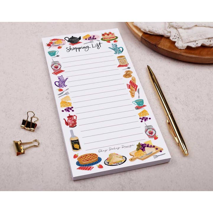 Making Meadows Ltd - Wholesale Notepad - Desk Pad | To Do List | Stationery | Picnic Food Notepad1