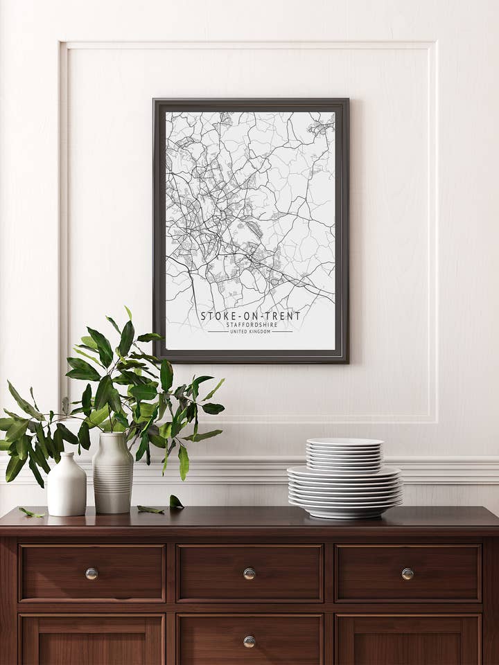 Stoke on Trent City Print for wholesale by Homemade Hollydays Wholesale