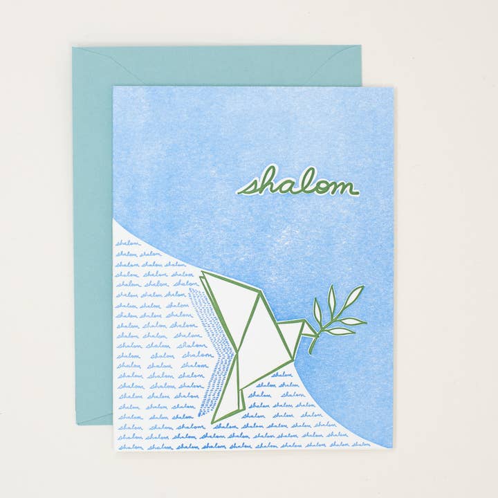 Shalom Dove Hanukkah Brevtrykskort - Hanukkah Boxed Sæt for engroshandel hos Helen Edna