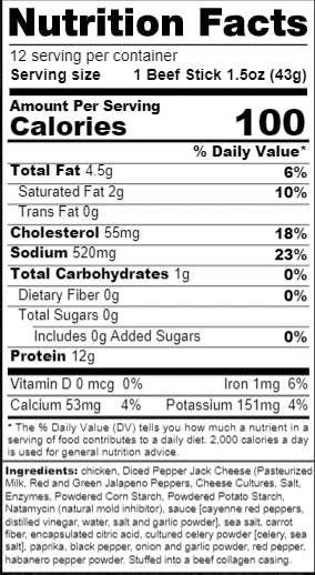 Campus Protein - Wholesale Jerky - Wicked Cutz Beef Sticks11