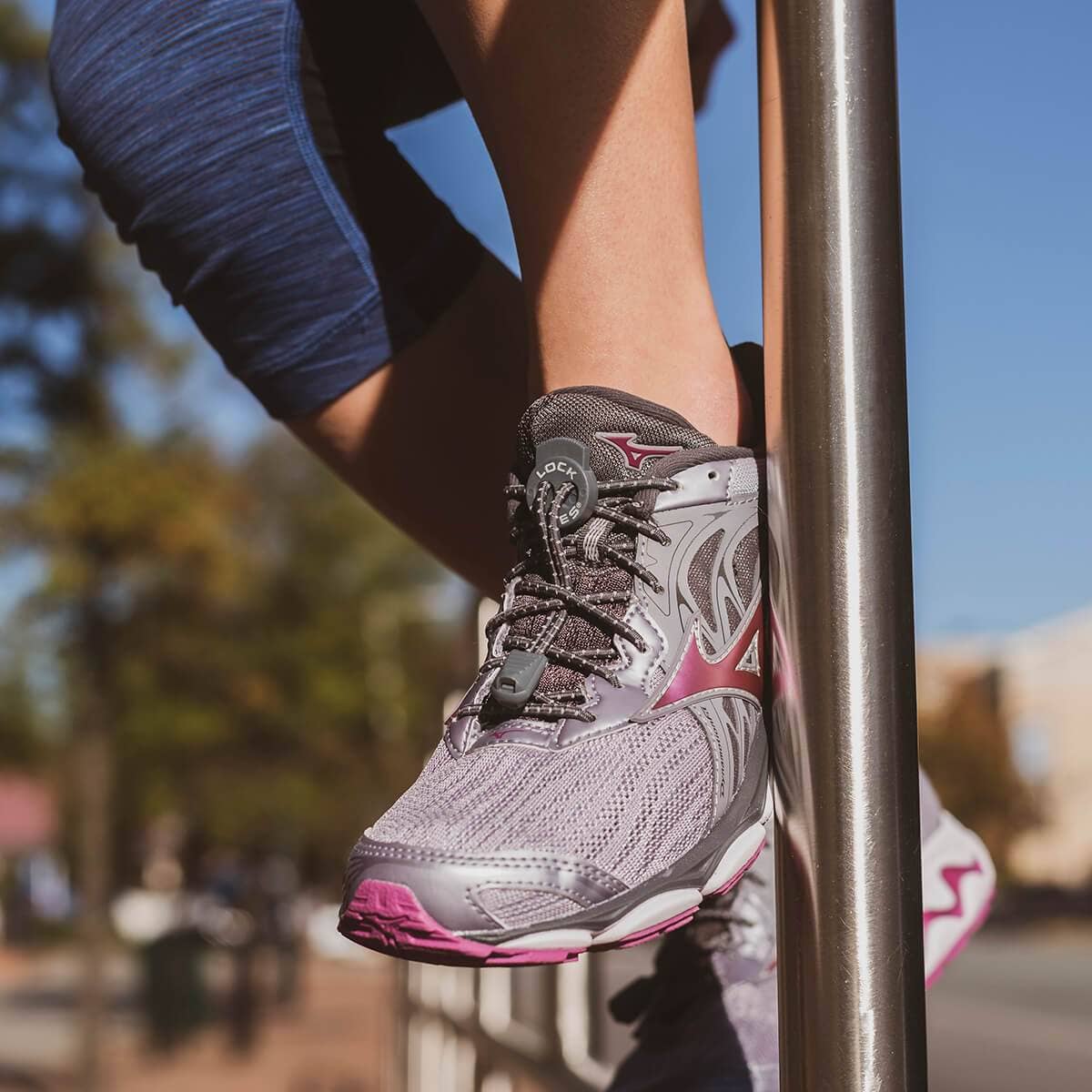 LOCK LACES - Wholesale Shoelaces - Unisex - Reflective Storm Gray1