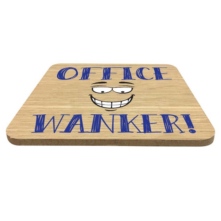 Close to the Bone Greeting Cards and Gifts - Wholesale Coasters - #1291 Office Wanker