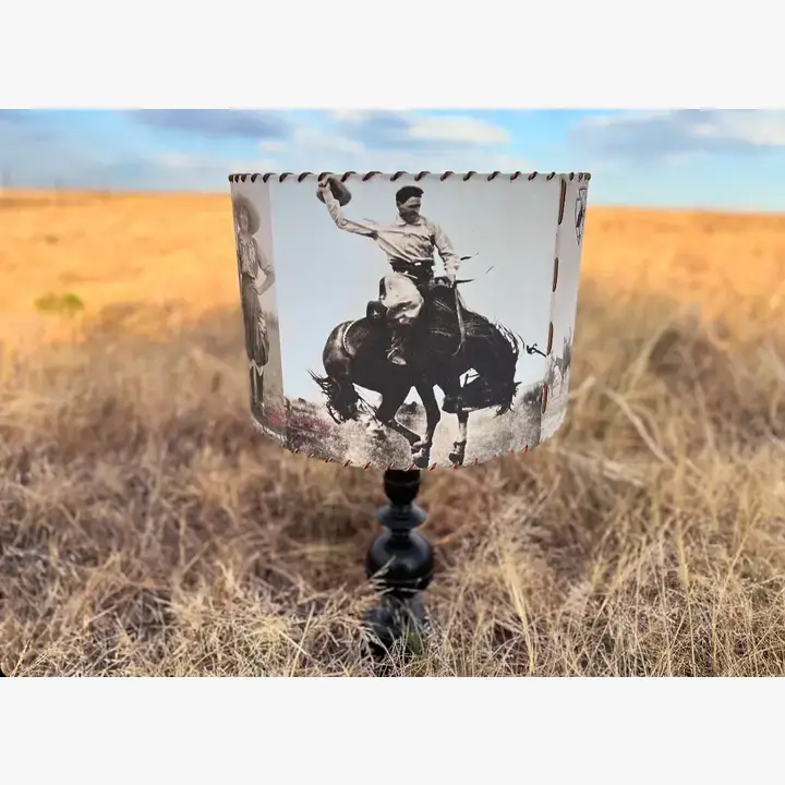 Red Dirt Ranch Clothing Company - Wholesale Lamp Shade - Lampshade Cheyenne Frontier Days Vintage Rodeo3