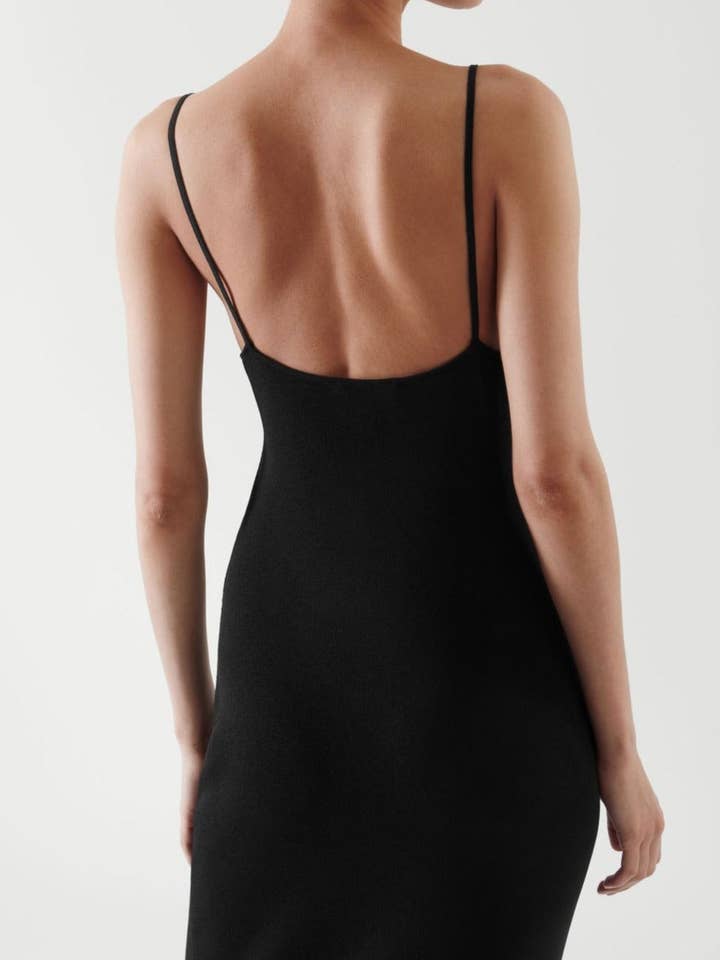 Backless Knitted Midi Dress for wholesale by Juniper Theory