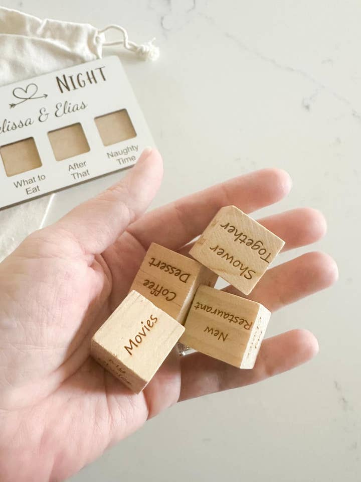 Parets date-aften - Dice Fun for engroshandel hos Waxhaw Custom Designs