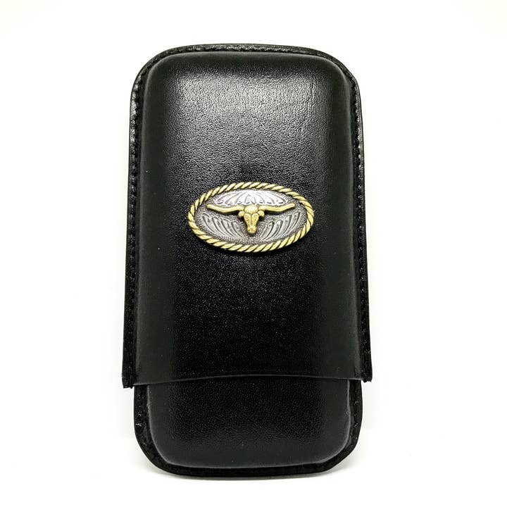Longhorn Cigar Case for wholesale by Cigar Cutters by Jim