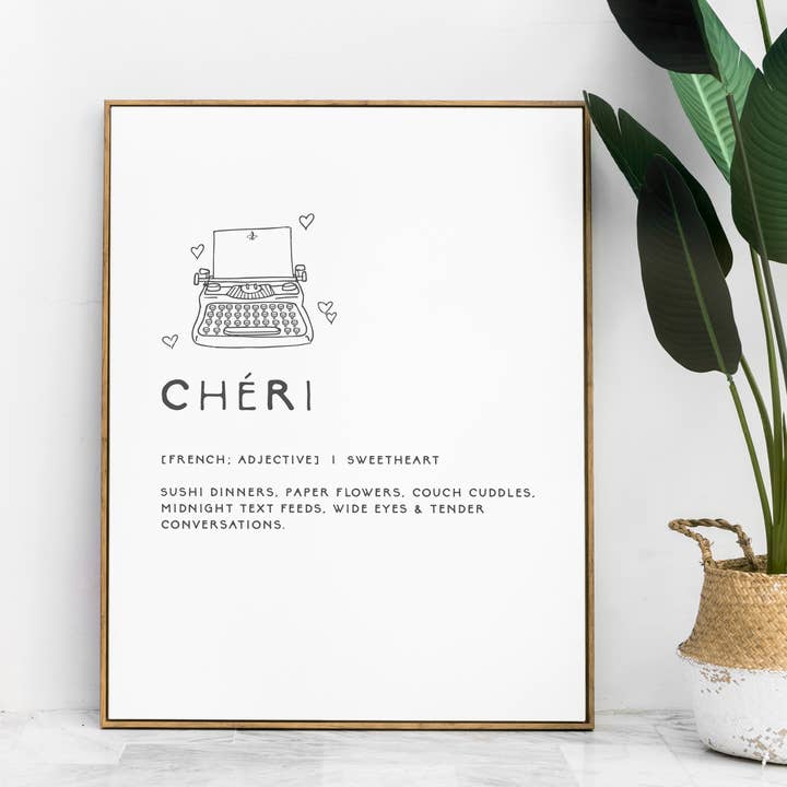 Cheri | Art Print for wholesale by LILOU