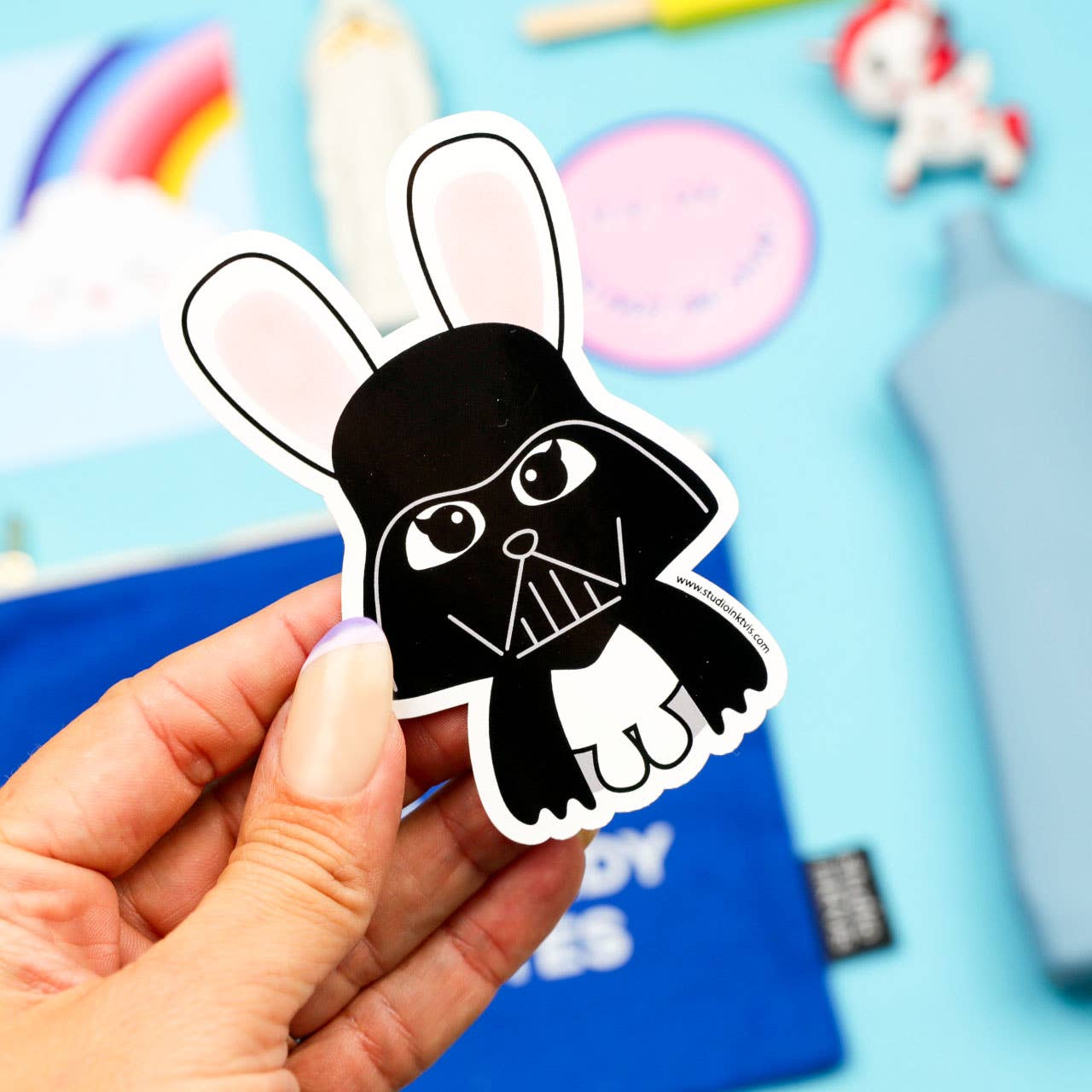 Studio Inktvis - Vente Autocollant - Autocollant Dark Bunny Star Wars3