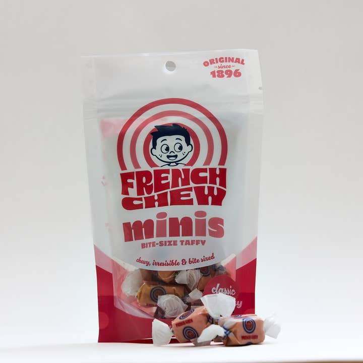 French Chew Co - Wholesale Taffy - French Chew Strawberry Mini's (12pk/5 oz)1