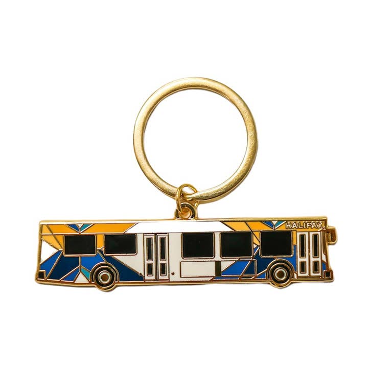 Bus de transport en commun d'Halifax | Porte-clés pour la vente par Paper Hearts™