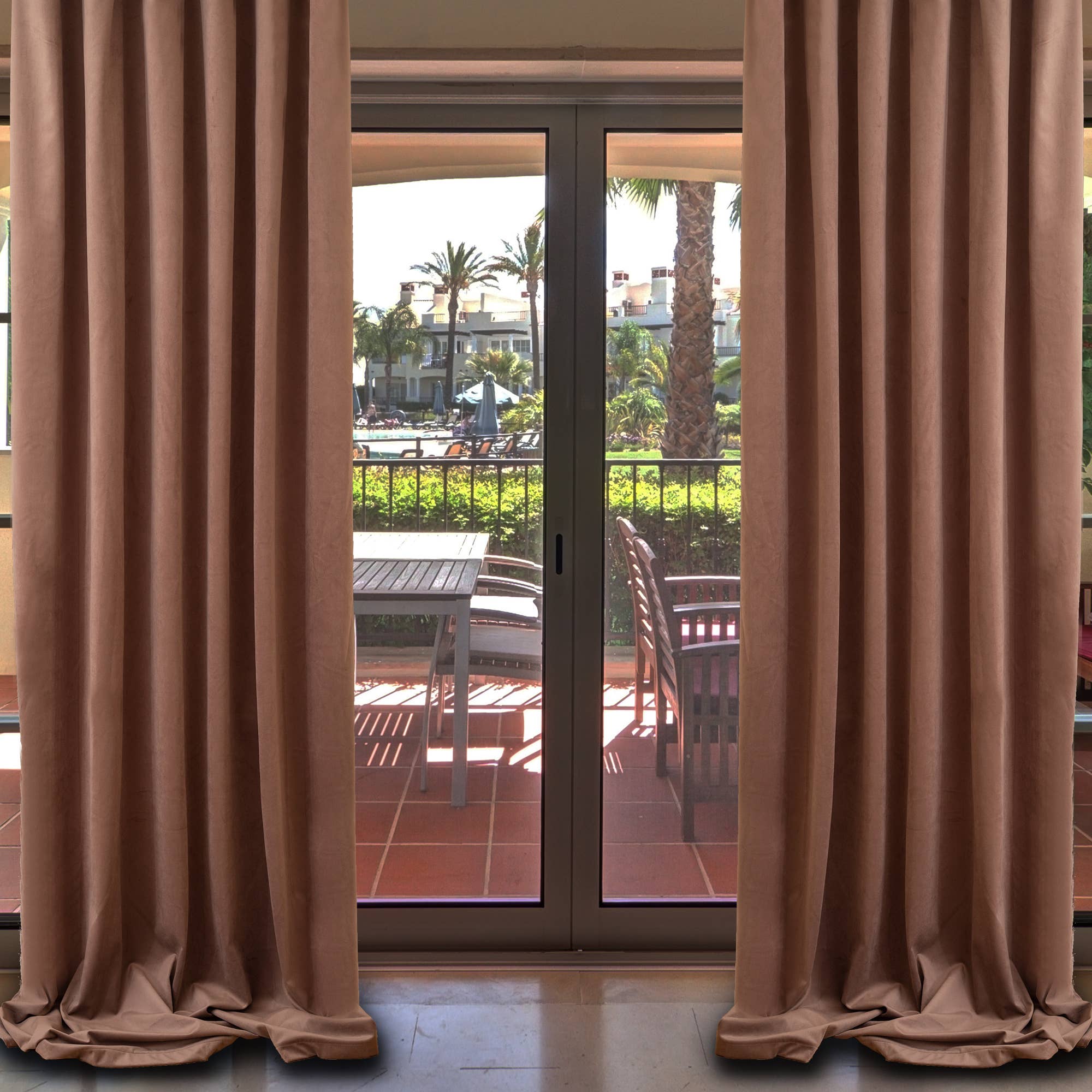 CASASRO – wholesale Curtain – CASASRO® Blackout Velvet Curtains | 7 Colour Options | 2 Panels 54” W x 95” D | Luxury Velvet Drapes | Height  Adjustable with Header Tape and Rod/Clip Attachable Top Pencil Pleat | 3