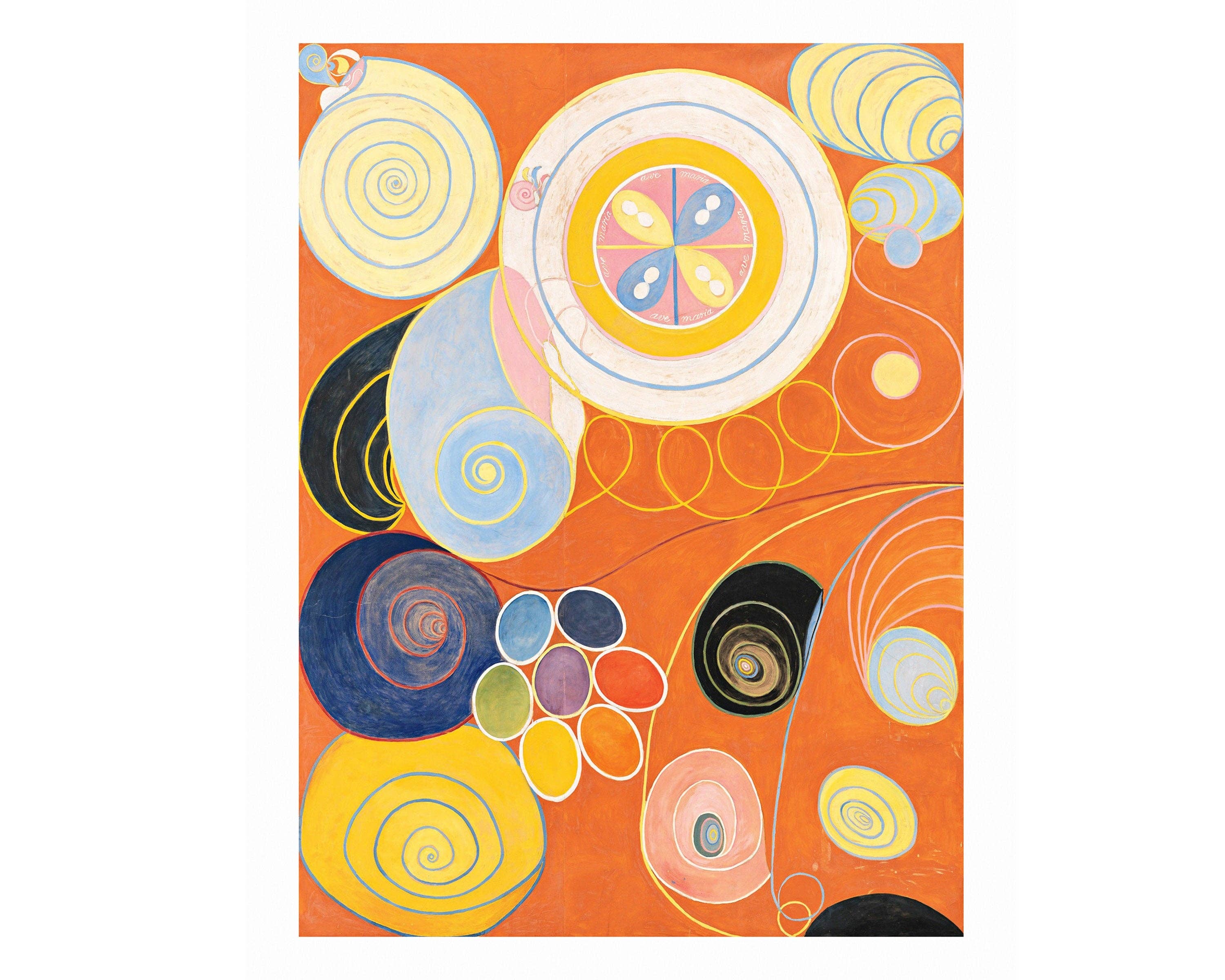 Rock Paper Scissors Wall Art - Wholesale Art Print - Vintage Hilma af Klint abstract art | Feminist art | Giclée0