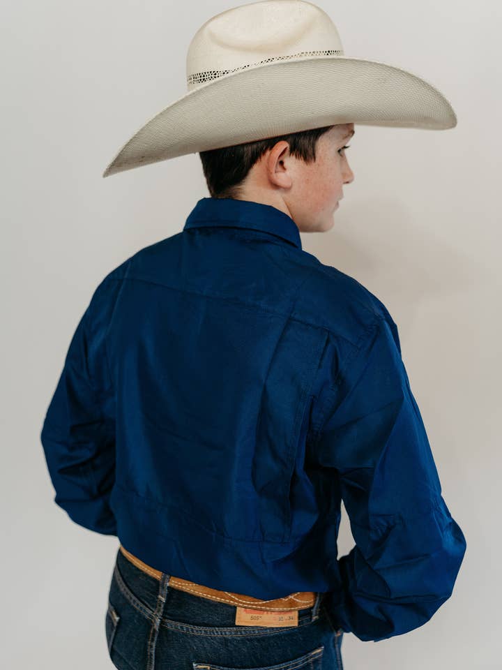 Main bleu pour jeunes pour la vente par Legends and Mavericks Apparel