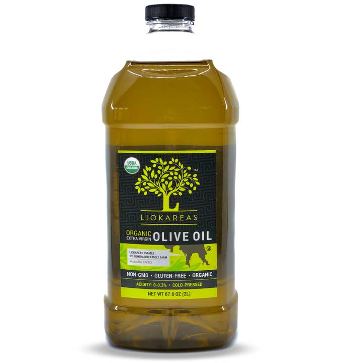 Liokareas - Wholesale Olive Oil - Organic Extra Virgin Olive Oil - 2L