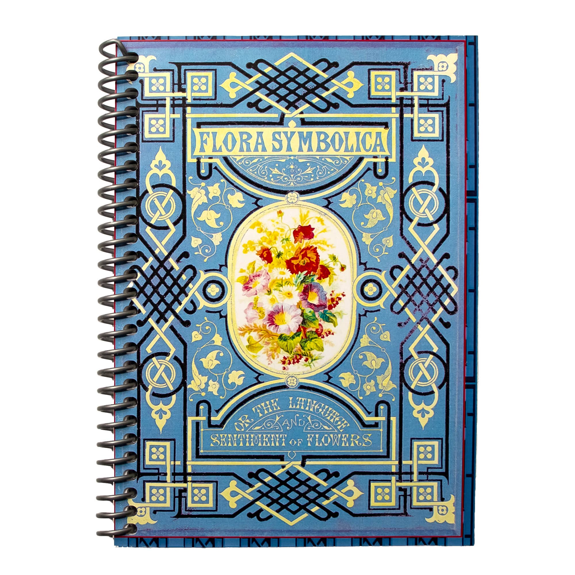 Sunshine and Ravioli - Wholesale Notebook - Spiral Notebook, Vintage Book Cover, Flora Symbolica4