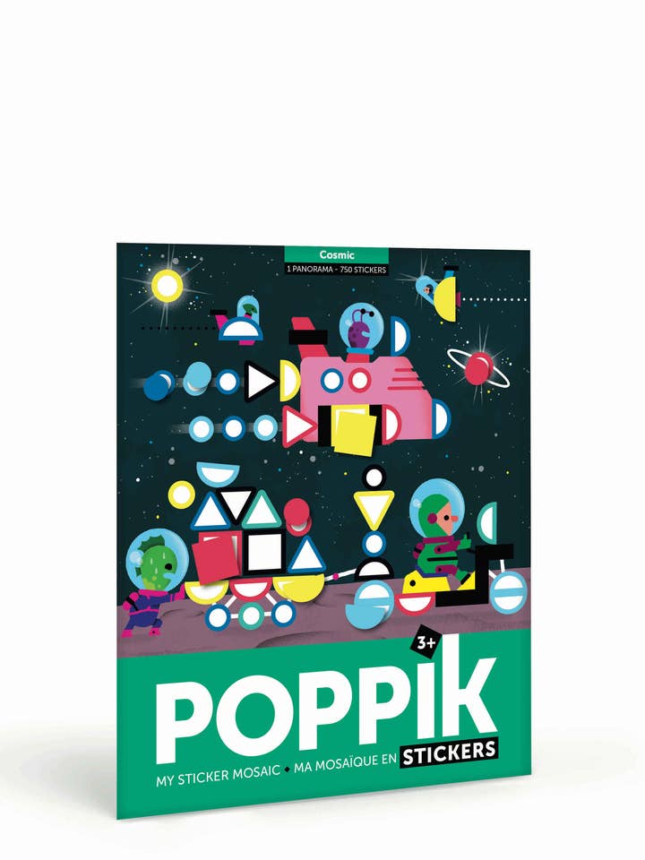 Cosmic - Montessori inspireret panorama klistermærke for engroshandel hos POPPIK