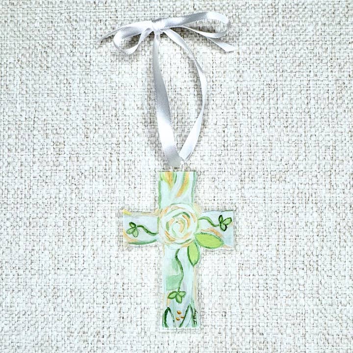 Faith Cross Ornament for wholesale by Jeanne Player Fine Art
