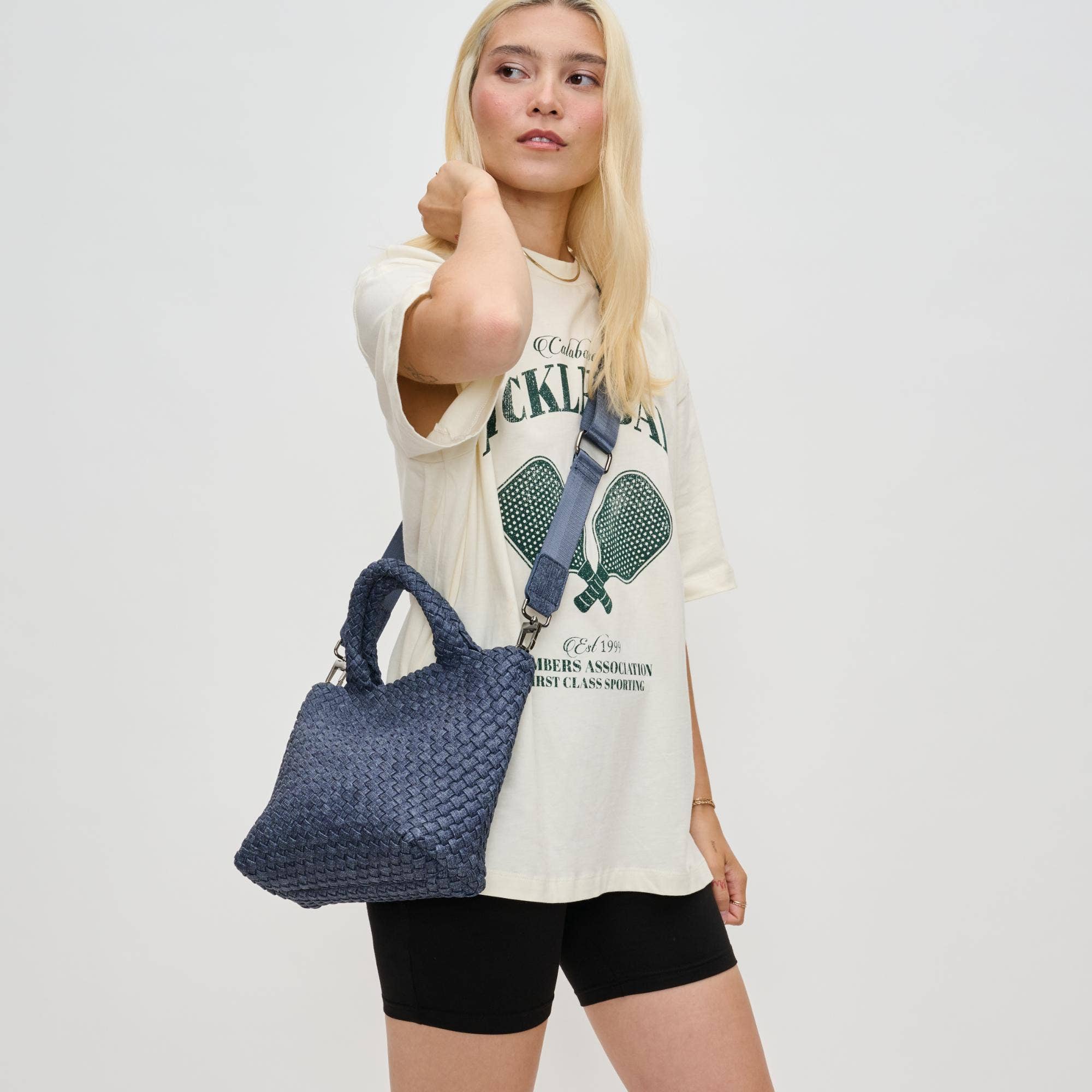 Sol and Selene - Vendita all'ingrosso Borsa a tracolla - Donna - Sky's The Limit Piccola Borsa a Tracolla in Neoprene Intrecciato122