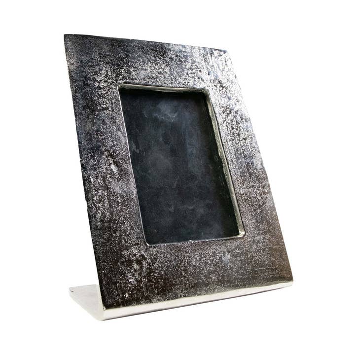 Mars & More - Brand of B Living - Wholesale Picture Frame - Folded silver photo frame 10x10cm
