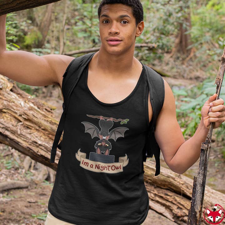 Soy un búho nocturno - Camiseta sin mangas para venta al por mayor de Artworktee