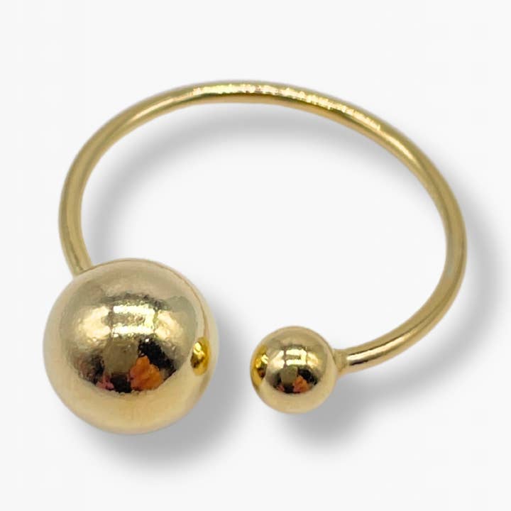 Globe Ring for wholesale by GLAM & GLORY Jewels made with love