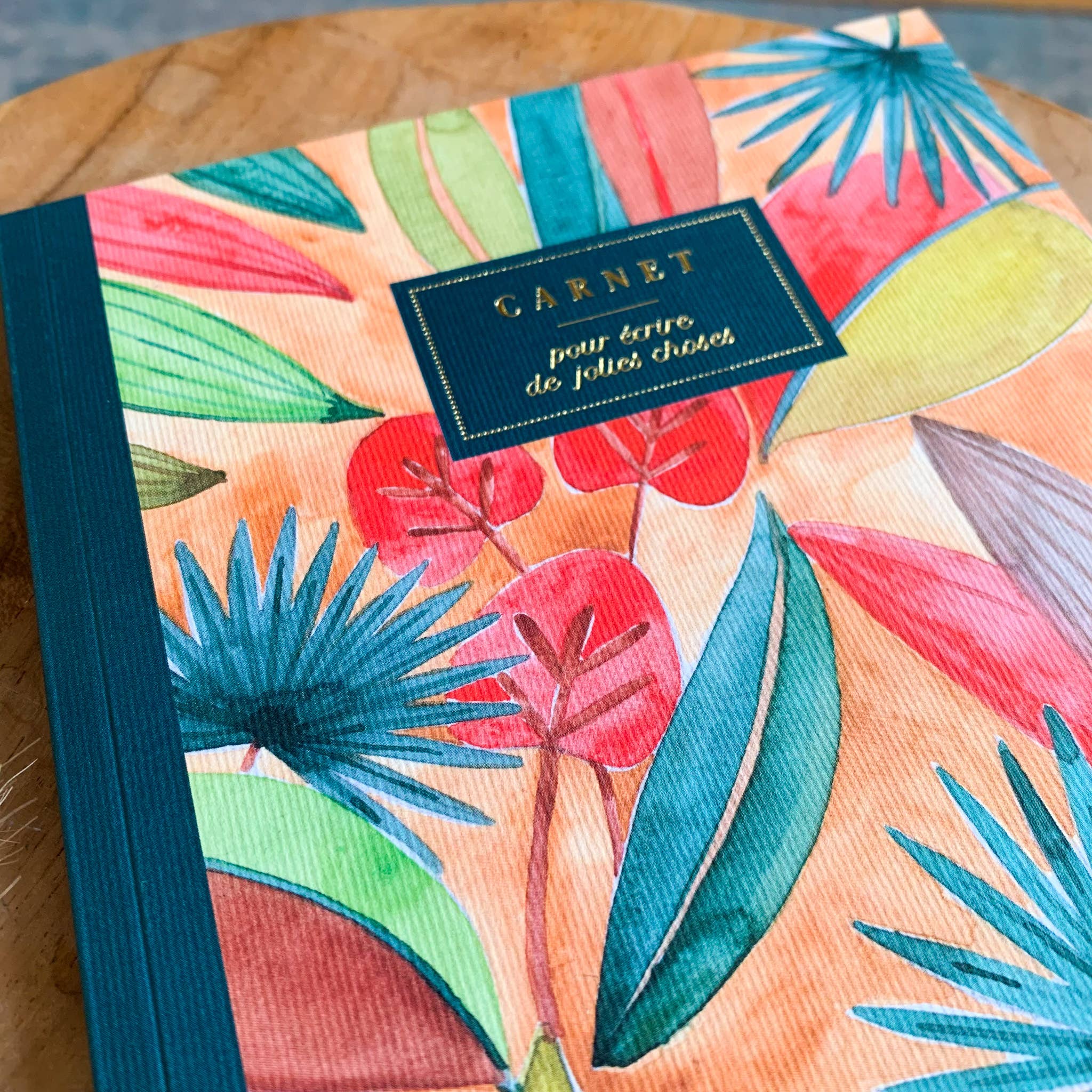 Bleu Coquille - Wholesale Notebook - Stationery Notebook A5 - Feuillages 🌿1