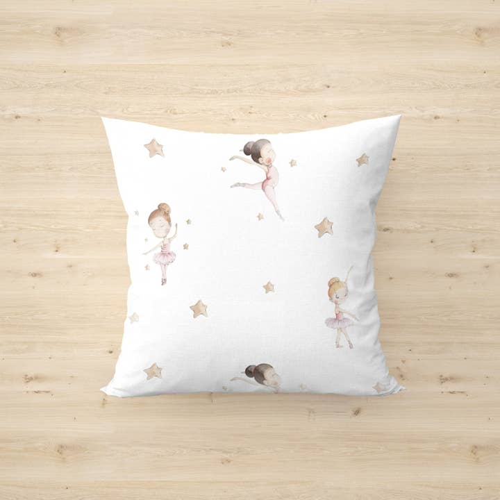 SDC DECOKIDS - Vendita all'ingrosso Guanciale/Cuscino - Bambini e neonati - Cuscino Quadrant 40x40 Ballerine