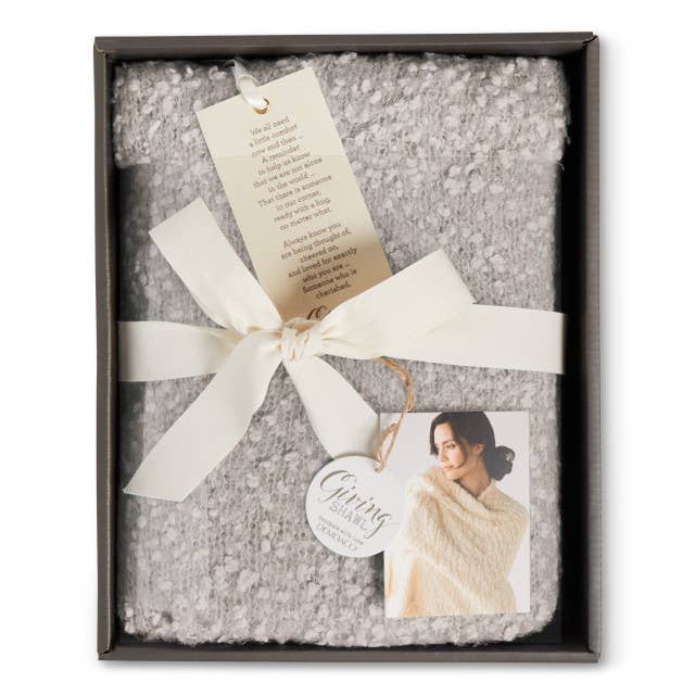 DEMDACO - Wholesale Wrap - Women's - Giving Shawl - Taupe3