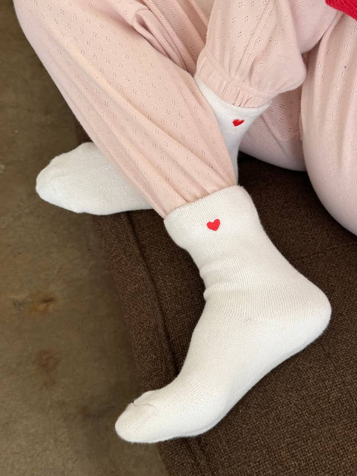 Embroidered Cloud Socks (wholesale) for wholesale by Le Bon Shoppe