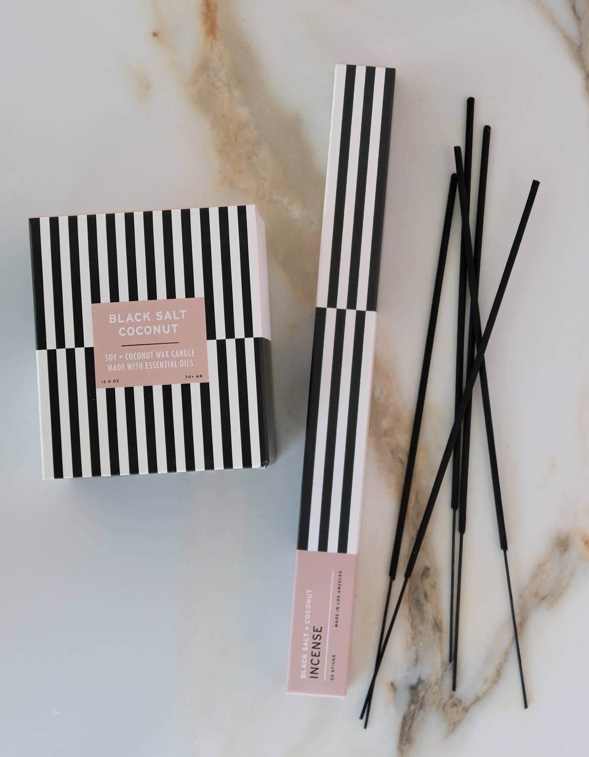 BOTANICA – Großhandel Kerze im Glas / gefüllte Kerze – Essentials: Schwarzes Salz + Kokosnusskerze | 12 oz.3