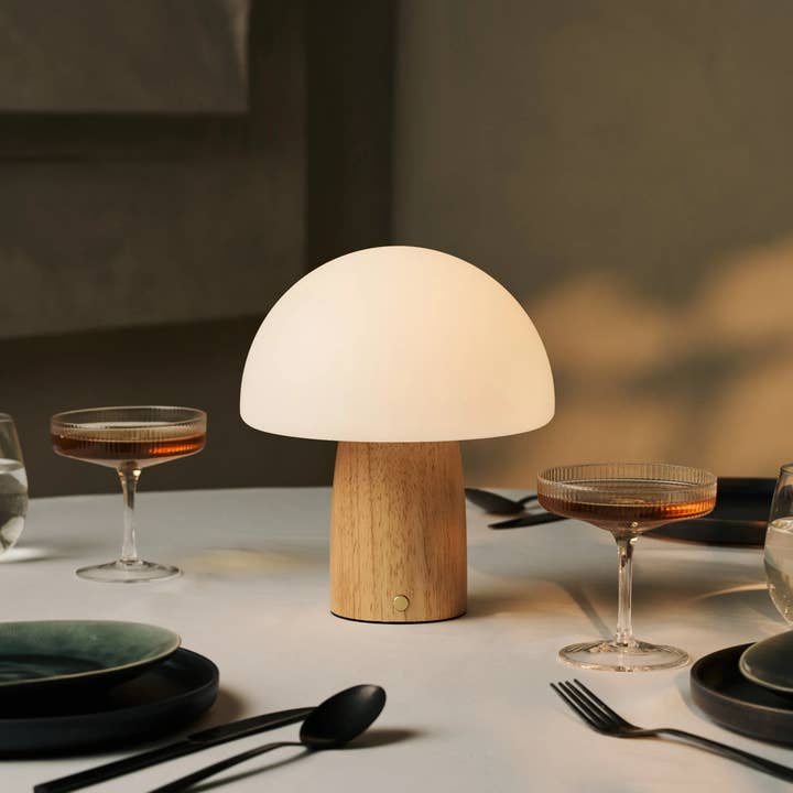 Tavellio - Wholesale Accent/Desk Lamp - Mia Light Brown Stylish Wooden Table Lamp with Dimmer - Wood, Functional & Subtle13