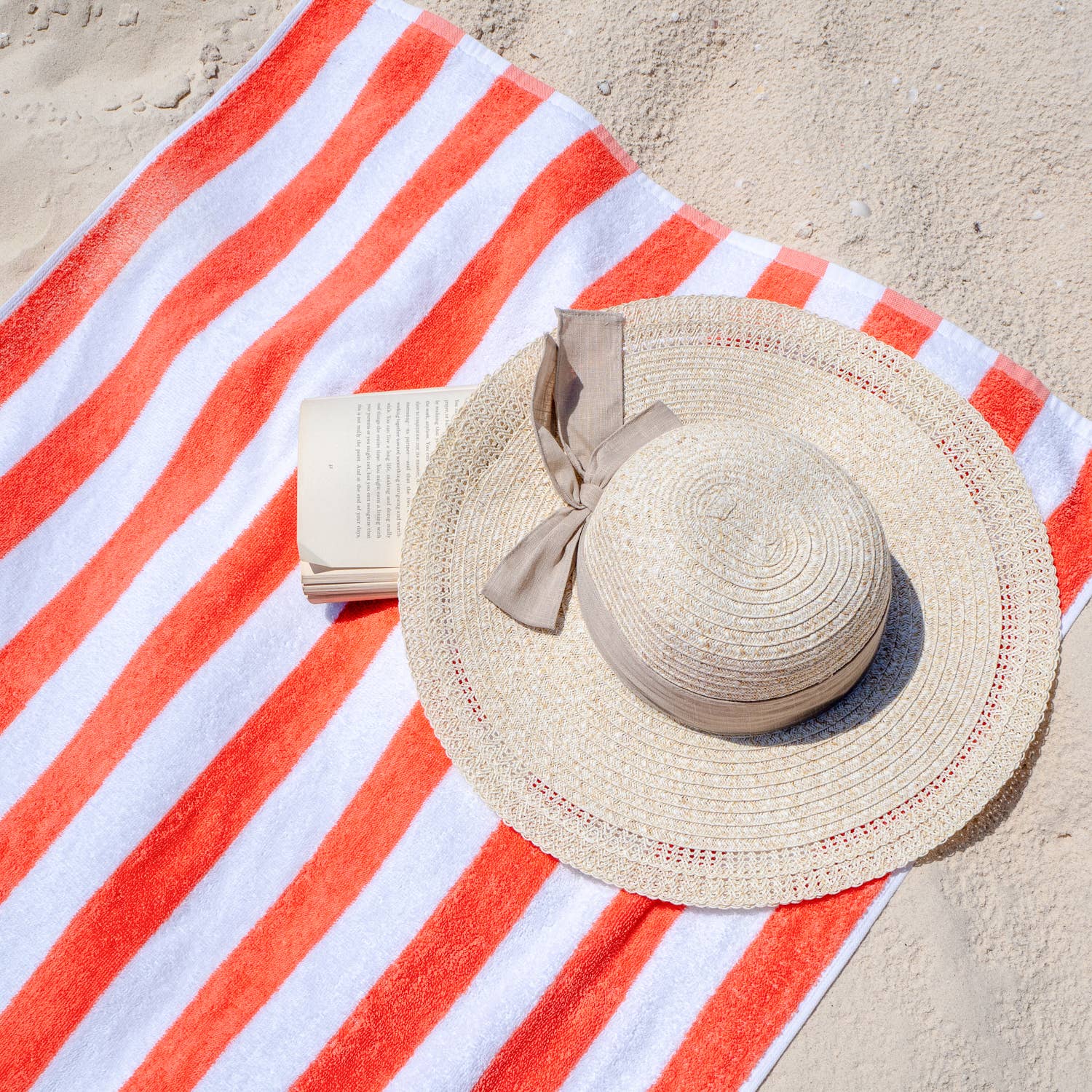 Arkwright Home - Wholesale Beach Towel - California Cabana Striped Beach Towels (Pack of 4)38