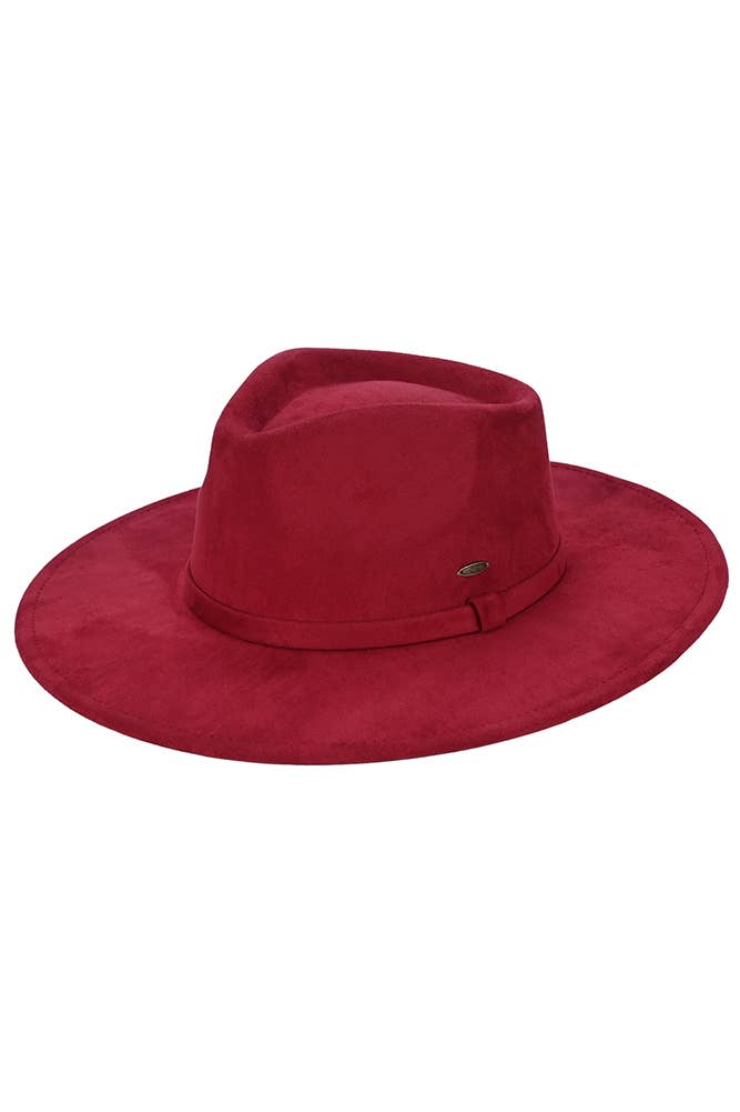 Hana - Wholesale Fedora - Dames - C.C Rancher-hoed van imitatiesuède4