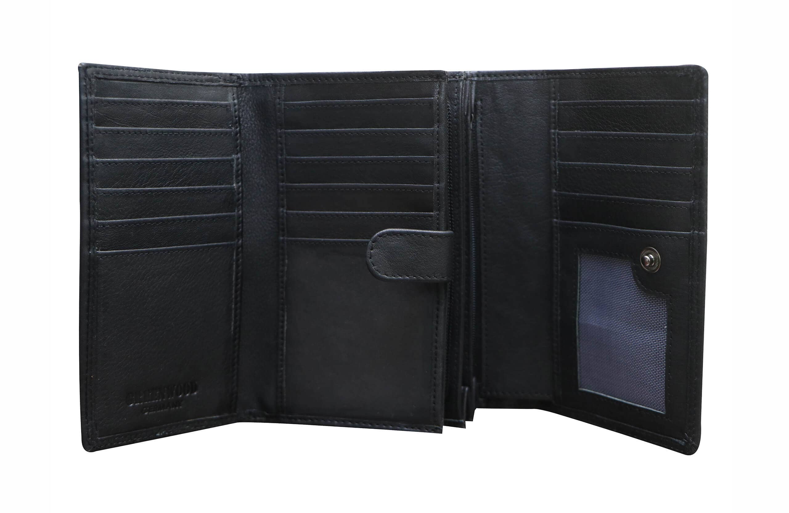 Greenwood - Wholesale Wallet - Women's - Ann Women's Large Leather Wallet 20 Card Slots8