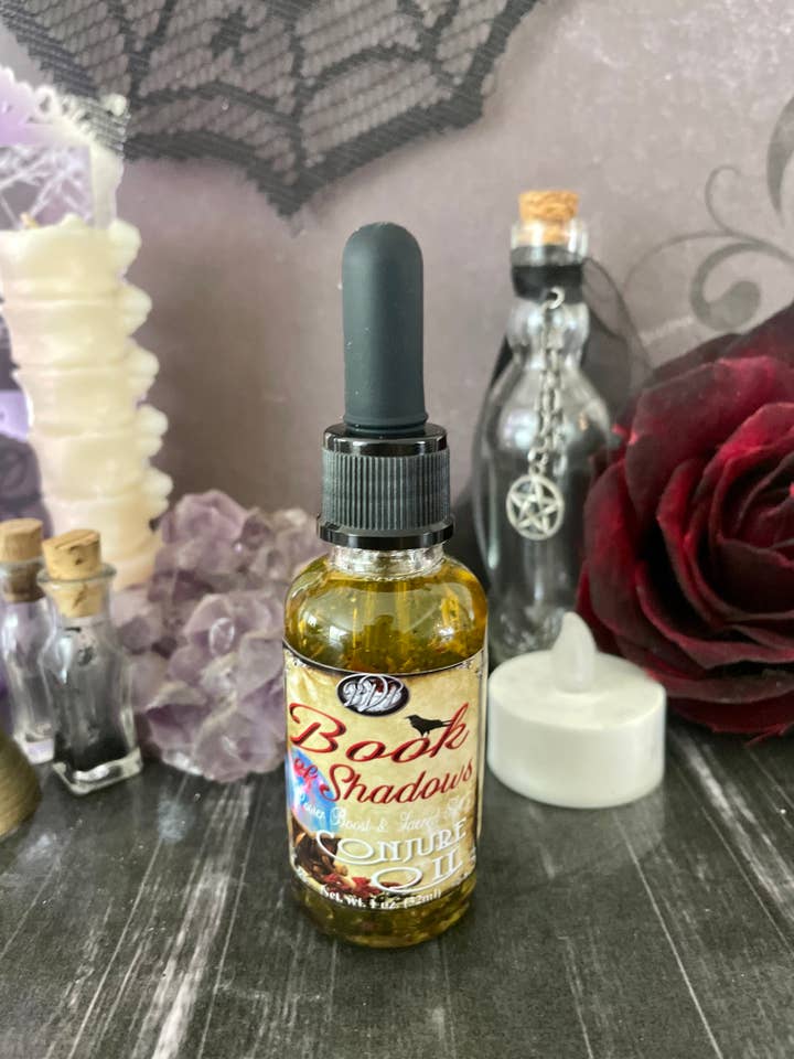 Power Boost & Arte Sacra Óleo de Conjure | Ferramentas de Feitiço | Bruxas por atacado de Black Dahlia Boutiques