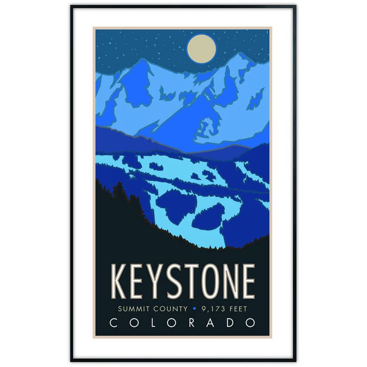 Travel Posters by M&W Design Co. - Wholesale Poster - Keystone, Colorado - Posters1
