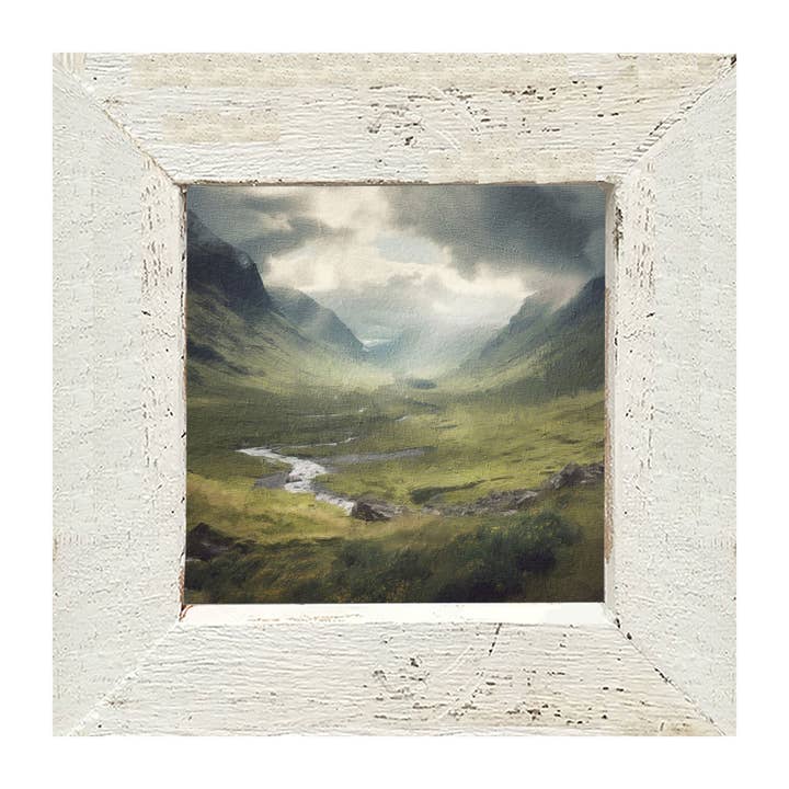 ginger blue - Vente Affiche d'art - Vallée brumeuse5