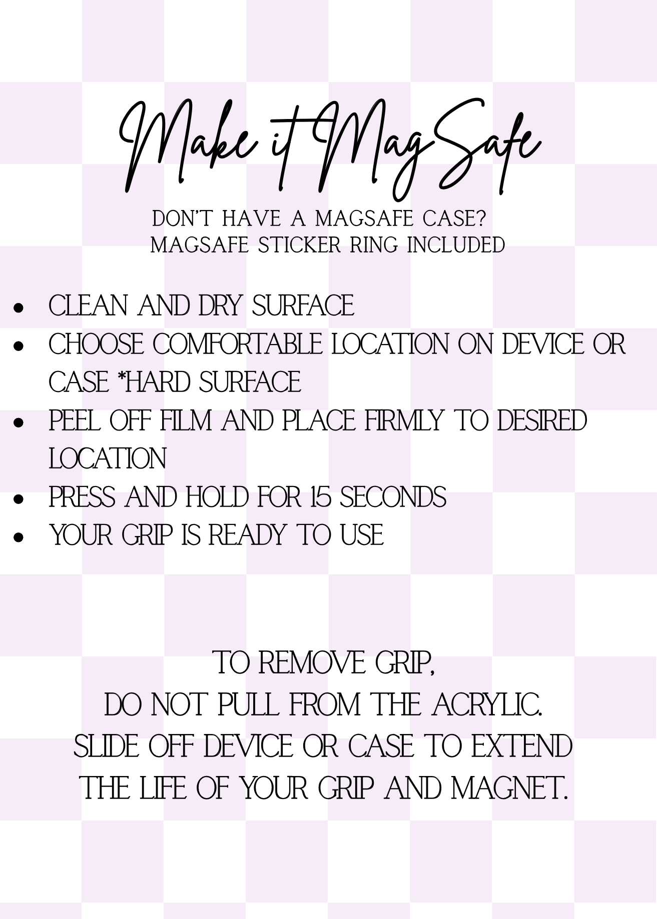 Kailex Boutique Wholesale - Wholesale Phone Grip - Emotional Support Kindle Adhesive/Magnetic E-Reader/Phone Grip2