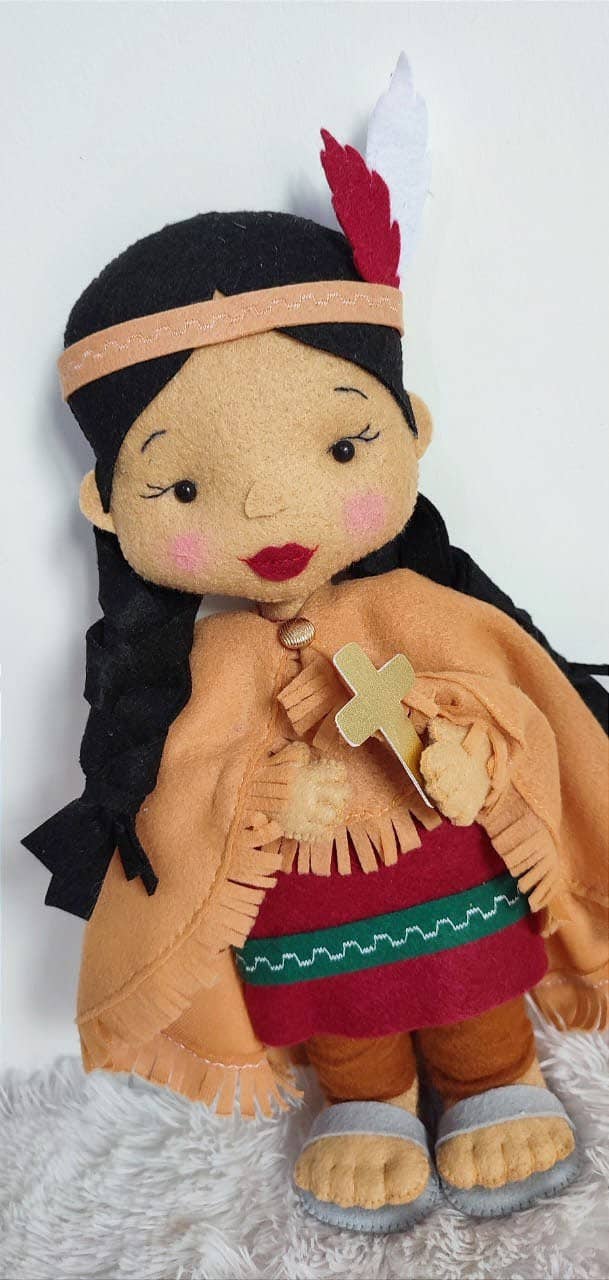 Lovencomfort - Wholesale Doll - Kids - Saint Kateri doll, Saint Kateri, aint doll, saint ornaments,3