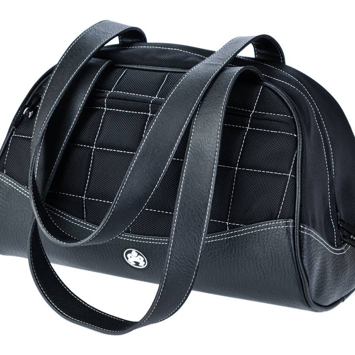 Sumo Travel Duffel - Black w/White Stitching - Small for wholesale by Mobile Edge LLC