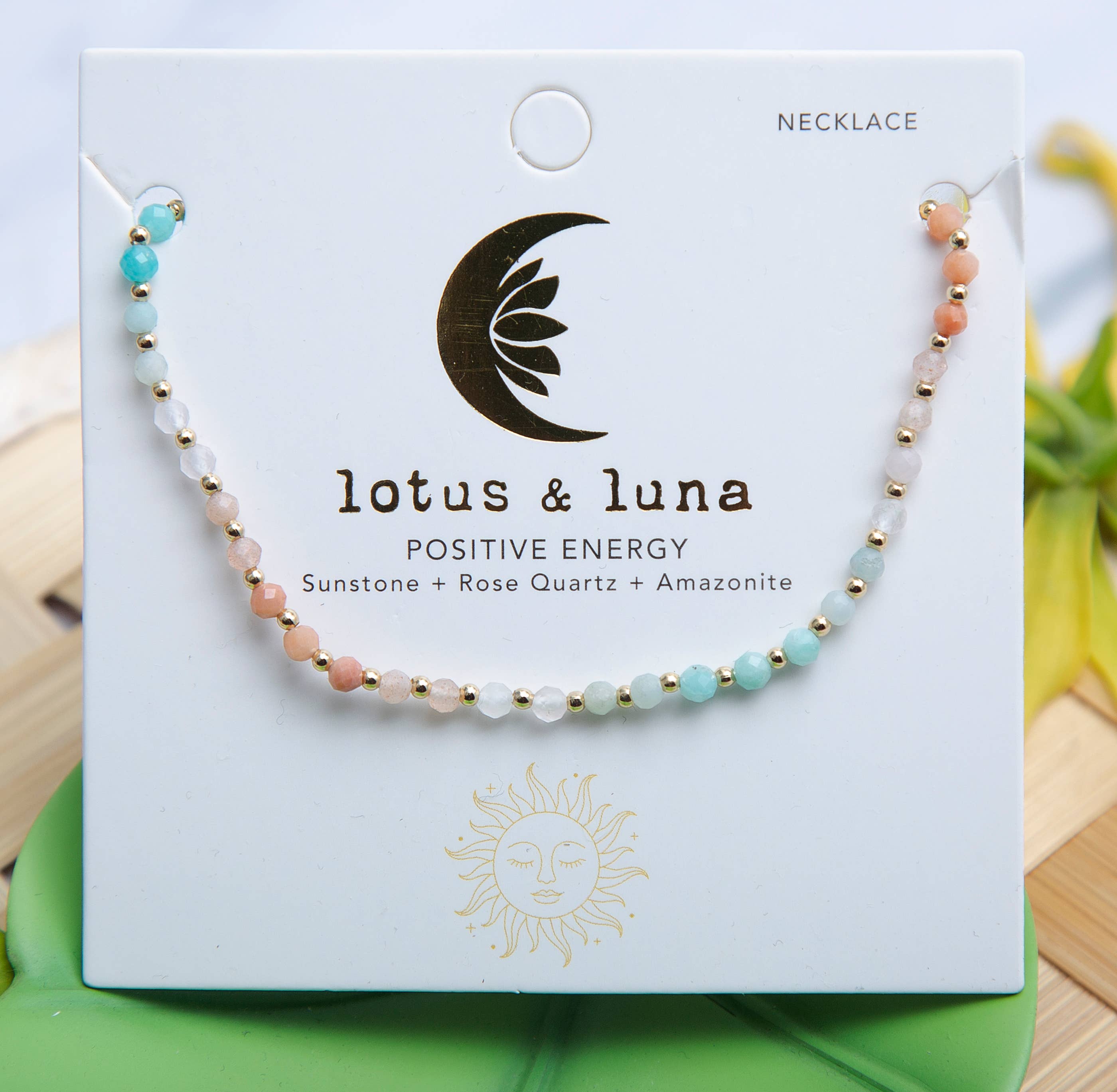 Lotus and Luna - Wholesale Beaded/Pearl Necklace - Positive Energy 3mm Healing Necklace8