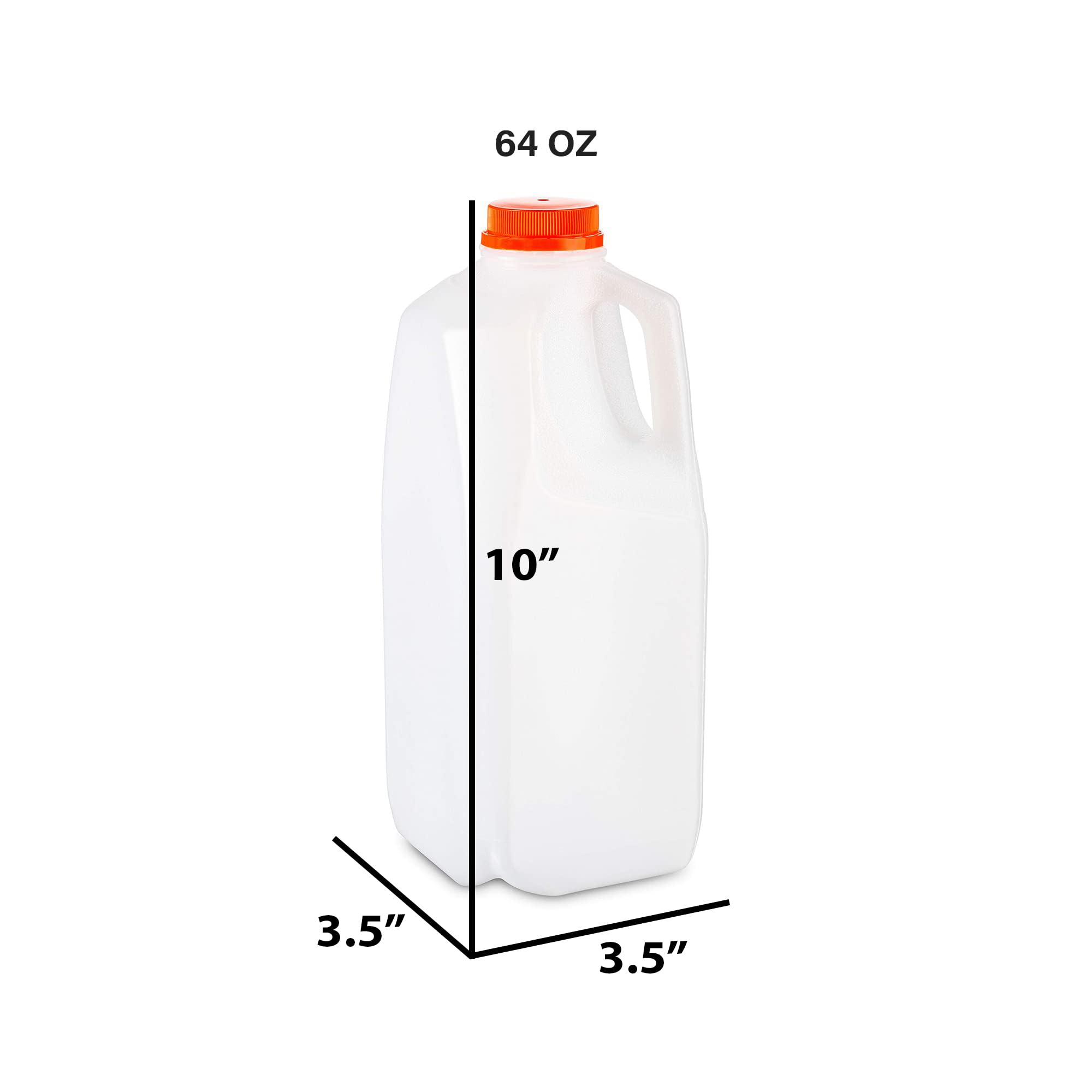 MT Products - Wholesale Water Bottle - MT Products 64 oz. HDPE Plastic Juice/Milk Bottles1