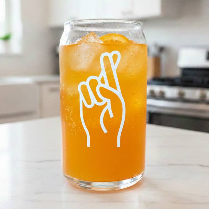 Burk med tryck "Fingers Crossed" för wholesale av cool people club