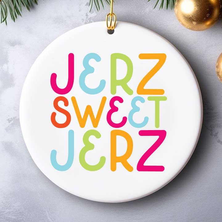 jerz sweet jerz christmas ornament for wholesale by Square Peggy