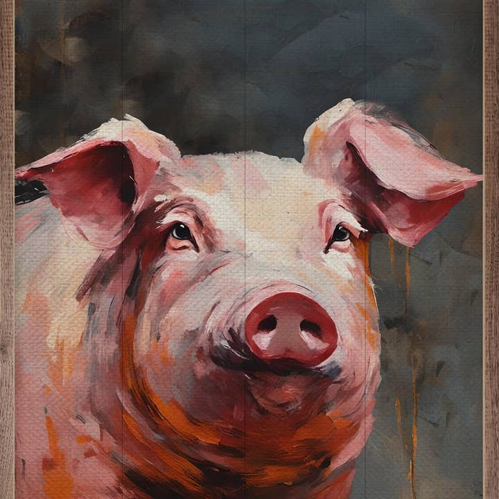 Blue Rust Pig for wholesale by Kendrick Home